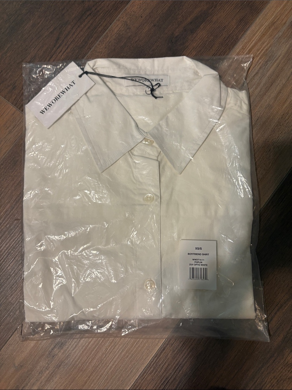 WeWoreWhat Casual Button-Down Shirt - White